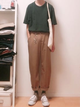 「DAISO（DAISO）のアイテム（アクセサリー）」を使った、やっちゃん。さん（メンズ・175cm）の夏コーディネート