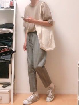「DAISO（DAISO）のアイテム（アクセサリー）」を使った、やっちゃん。さん（メンズ・175cm）の夏コーディネート