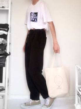 「DAISO（DAISO）のアイテム（アクセサリー）」を使った、やっちゃん。さん（メンズ・175cm）の夏コーディネート