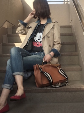 ryoco☺︎さん(レディース・167cm)の春コーディネート