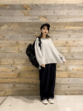 「MAKAVELIC（マキャベリック）のアイテム」を使った、𝐍𝐚𝐨さん（レディース・164cm）の秋コーディネート