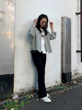 「schott(ショット)のアイテム(ブレスレット)」を使った、𝐍𝐚𝐨さん(レディース・164cm)の夏コーディネート