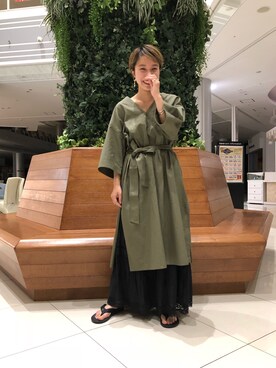 「freada」｜「アイテム（ワンピース/ドレス）」を使った、たはらさん（レディース・161cm）の夏コーディネート