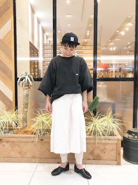 「freada」｜「アイテム（ワンピース/ドレス）」を使った、たはらさん（レディース・161cm）の秋コーディネート