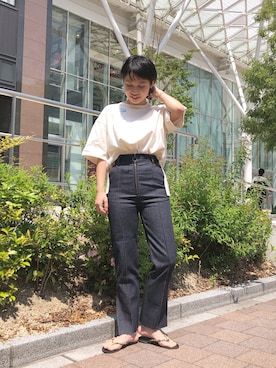 たはらさん（レディース・160cm）の夏コーディネート