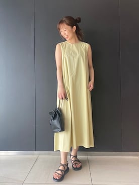 「URBAN RESEARCH ROSSO WOMEN（アーバンリサーチ　ロッソ）のアイテム（サンダル）」を使った、matsuさん（レディース・162cm）の夏コーディネート