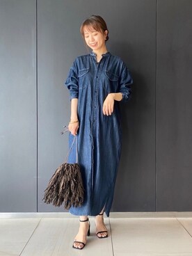 matsuさんの「【別注】ROSSO×Lee　WORK DRESS」を使ったコーディネート