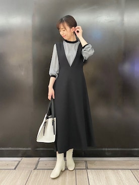 「URBAN RESEARCH ROSSO」｜「アイテム（その他）」を使った、matsuさん（レディース・162cm）の秋コーディネート