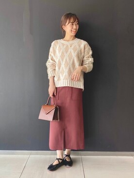 「URBAN RESEARCH ROSSO」｜「アイテム（その他）」を使った、matsuさん（レディース・162cm）の秋コーディネート