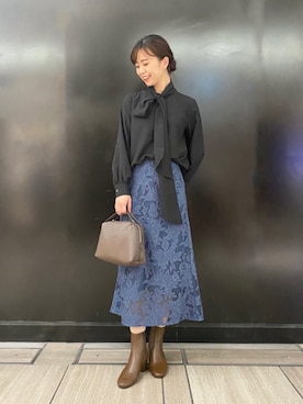 「URBAN RESEARCH ROSSO」｜「アイテム（その他）」を使った、matsuさん（レディース・162cm）の秋コーディネート