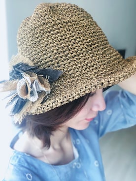 「MU（エムユー）のアイテム」を使った、源崧地娘さん（レディース・165cm）の夏コーディネート