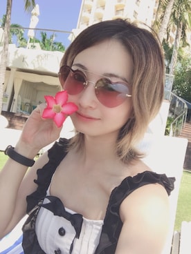 「Bobon21（ボボンニジュウイチ）のアイテム」を使った、ぴょんさん（レディース・153cm）の冬コーディネート