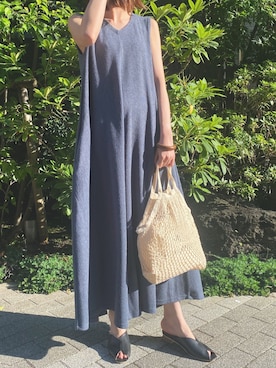 「crie conforto」｜「アイテム（ワンピース/ドレス）」を使った、nozomi.さん（レディース・166cm）の春コーディネート
