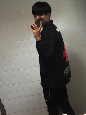 「UNDERCOVER（アンダーカバー）のアイテム（ナイロンジャケット）」を使った、たろうさん（メンズ・173cm）の夏コーディネート