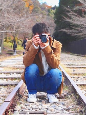 「ZIP FIVE（ジップファイブ）のアイテム（ピーコート）」を使った、あ おさん（メンズ・165cm）の冬コーディネート