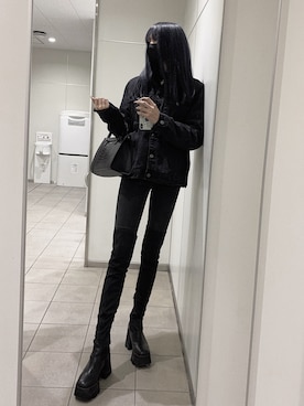 「FIG&VIPER（フィグアンドバイパー）のアイテム（ブーツ）」を使った、りさん（レディース・169cm）の冬コーディネート