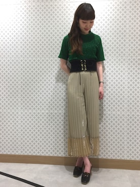 「Lily Brown」｜「アイテム（その他）」を使った、saori watanabeさん（レディース・167cm）の春コーディネート