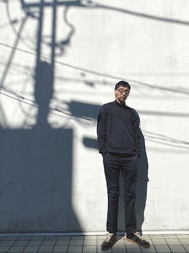 「Acne Studios（アクネストゥディオズ）のアイテム（スウェット）」を使った、rieecさん（メンズ・181cm）の春コーディネート