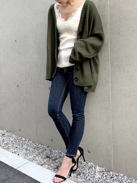 moi☺︎さん（レディース・154cm）の冬コーディネート