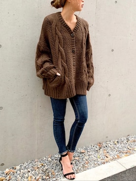 moi☺︎さん（レディース・154cm）の冬コーディネート