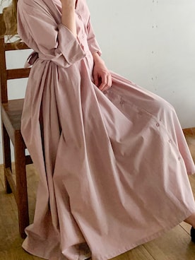 「junoah（ジュノア）のアイテム（ワンピース/ドレス）」を使った、moi☺︎さん（レディース・154cm）の夏コーディネート