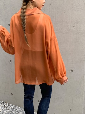 「junoah（ジュノア）のアイテム（トップス）」を使った、moi☺︎さん（レディース・154cm）の夏コーディネート