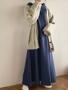 moi☺︎さん（レディース・154cm）の冬コーディネート