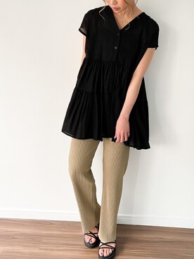 moi☺︎さん（レディース・154cm）の春コーディネート