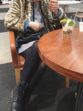 「alexanderwang（アレキサンダーワン）のアイテム（ワンピース/ドレス）」を使った、SENさん（レディース・164cm）の冬コーディネート