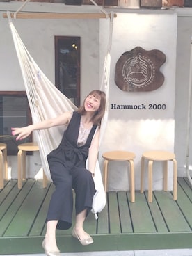 「mystic（ミスティック）のアイテム（つなぎ/オールインワン）」を使った、akariさん（レディース・168cm）の夏コーディネート