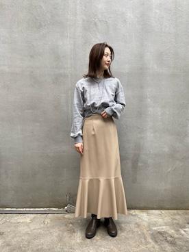 「mystic（ミスティック）のLara Small ball necklece（ネックレス）」を使った、akariさん（レディース・168cm）の秋コーディネート