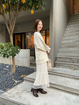 akariさん（レディース・168cm）の冬コーディネート