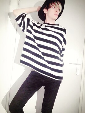 「hat」｜Thibaut Thomasさん（メンズ・178cm）の秋コーディネート