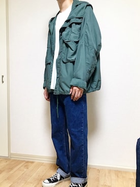 「JOURNAL STANDARD relume（ジャーナルスタンダード　レリューム）のアイテム（マウンテンパーカー）」を使った、rayさん（メンズ・173cm）の秋コーディネート
