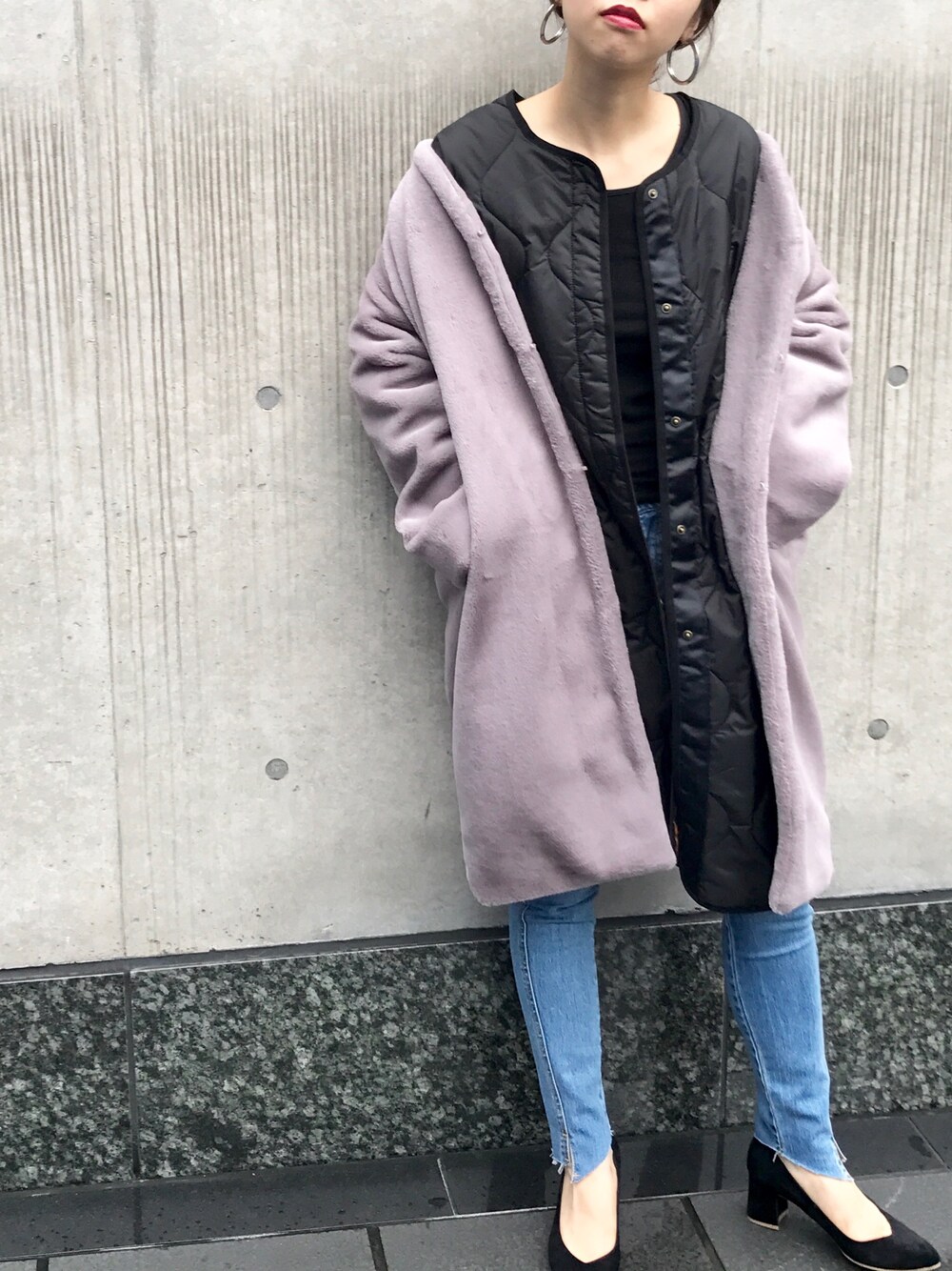 CAPRICIEUX LE'MAGE（カプリシューレマージュ）の「ECOファーコート