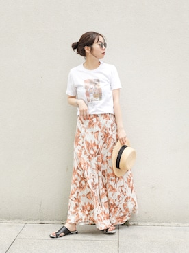 「PERSON'S（パーソンズ）のアイテム」を使った、moe_lemageさん（レディース・160cm）の夏コーディネート