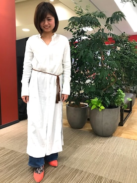 「カラーパンプス」｜ORientalTRaffic 三井アウトレットパーク北陸小矢部店さん（レディース・158cm）の春コーディネート