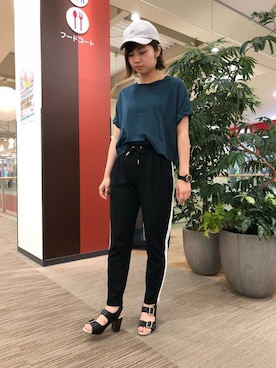 「NICAL（ニカル）のアイテム」を使った、ORientalTRaffic 三井アウトレットパーク北陸小矢部店さん（レディース・158cm）の夏コーディネート