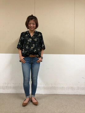 「WA!KARU（ワカル）のアイテム」を使った、ORientalTRaffic 三井アウトレットパーク北陸小矢部店さん（レディース・158cm）の夏コーディネート