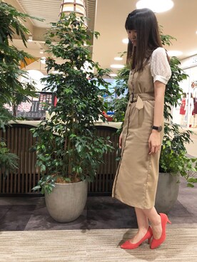 「WA!KARU（ワカル）のアイテム」を使った、ORientalTRaffic 三井アウトレットパーク北陸小矢部店さん（レディース・158cm）の秋コーディネート