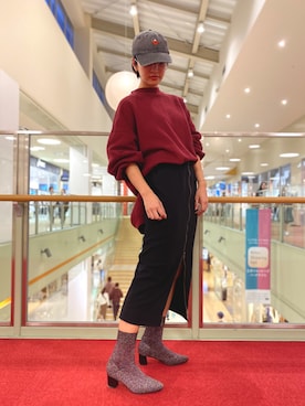 「スエット」｜ORientalTRaffic 三井アウトレットパーク北陸小矢部店さん（レディース・158cm）の秋コーディネート