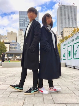 「PAGEBOY（ページボーイ）のアイテム（その他アウター）」を使った、mokoさん（メンズ・164cm）の冬コーディネート