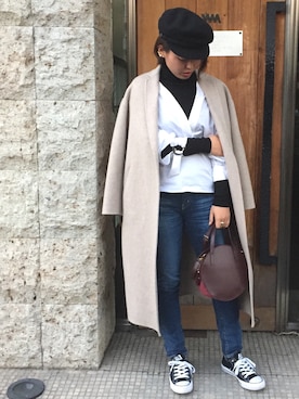 katsumiさん（レディース・160cm）の冬コーディネート