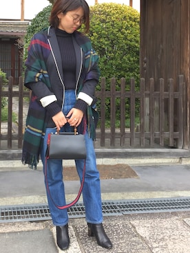 「rag & bone（ラグアンドボーン）のアイテム（テーラードジャケット）」を使った、katsumiさん（レディース・160cm）の冬コーディネート