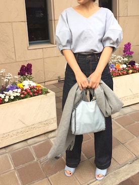 「ELENDEEK」｜「アイテム（その他）」を使った、katsumiさん（レディース・160cm）の春コーディネート