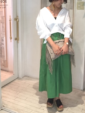 katsumiさん（レディース・160cm）の夏コーディネート