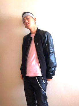 「MAGIC STICK（マジックスティック）のアイテム（ジャケット/アウター）」を使った、ハヅキユウマ さん（メンズ・168cm）の冬コーディネート