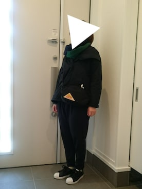 「LUCA（ルカ）のアイテム（ジャケット/アウター）」を使った、のさ☺さん（レディース・152cm）の冬コーディネート