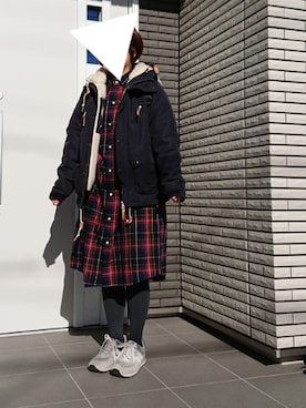 「歩く日」｜のさ☺さん（レディース・152cm）の冬コーディネート