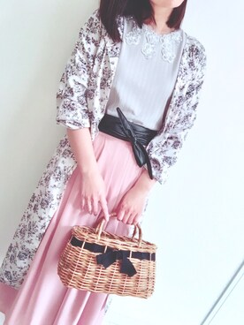 「GU（ジーユー）のアイテム（ワンピース、その他）」を使った、kaedeさん（レディース・164cm）の春コーディネート